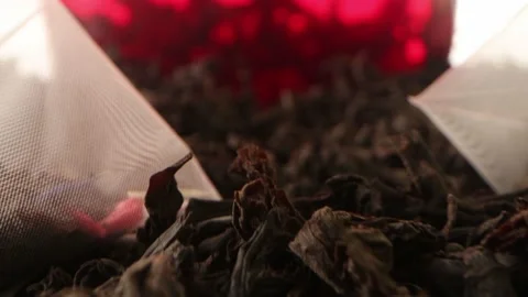 Close up view of tea composition Stock Footage 156757527