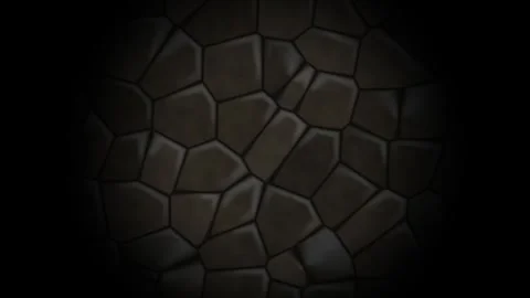 Close-up view of textured stone surface with varying shapes Stock Footage 338318169