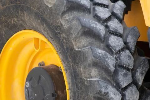 Close up view of tire tread. Stock Photos