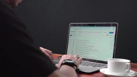 Close up view of the TradingView website on a laptop screen Stock Footage 304495929