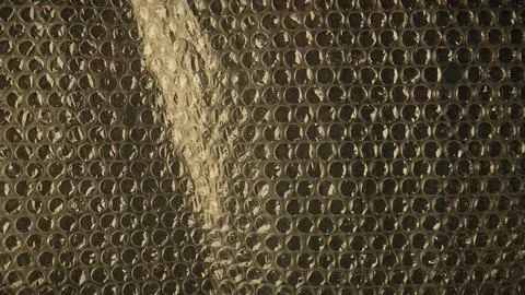 Close up View of Transparent Bubble Wrap Material Texture Stock Photos