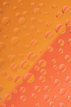 Close view transparent water drops Stock Photos