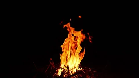 Close view of two small flames, Small flames shot Vídeo Stock 148208841
