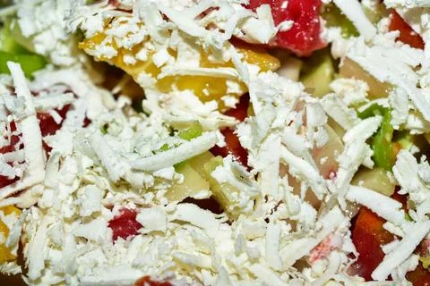 Close up view of vegetables salad Stock Photos