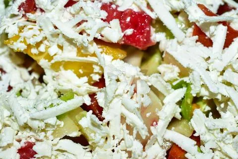 Close up view of vegetables salad Stock Photos
