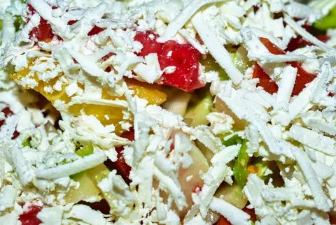 Close up view of vegetables salad Stock Photos