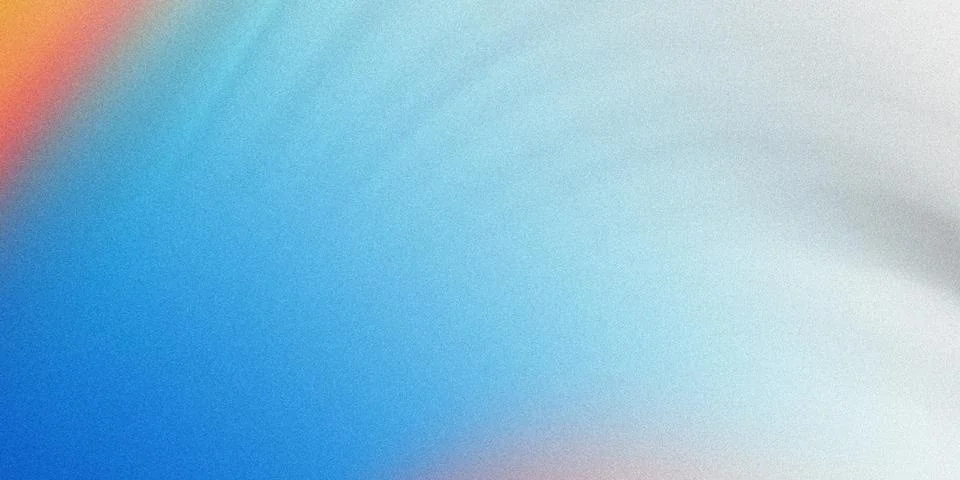 A close-up view of a vibrant, gradient background with blue and white hues Illustrazione stock