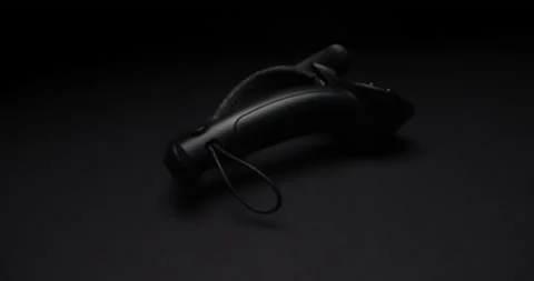 Close up view of vr helmet controller Stock Footage 166107186