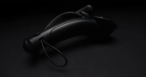 Close up view of vr helmet controller Stock Footage 166822686