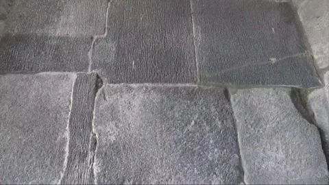 Close up View, Wall inside Tower, Shiva Temple, Prambanan, Java, Indonesia Stock Footage 248626907