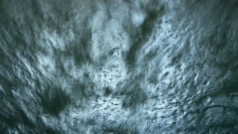 Close view of water and detergent on windscreen or windshield in carwash. Vidéo 121479938