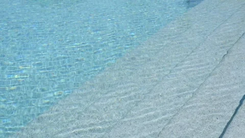 Close up view of water surface with ripples of outdoors resting zone. Patterns Stock Footage 275825453