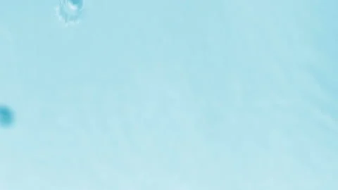Close up view on Water texture with water drops on the water overlay effect for Stock Footage 196300219