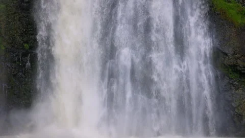 Close Up view of A Waterfall Video stock 256212378