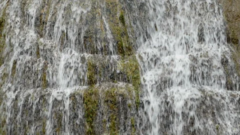 Close up view of waterfall in horizontal format. 4k Resolution. Vídeos de archivo 292901394