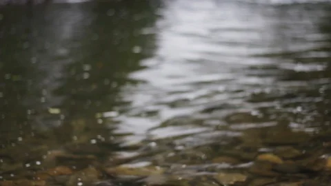 Close up view of waves, strong water flow. Pure nature, relaxation, harmony and Stock Footage 99605552