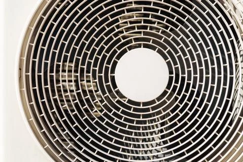 Close view white air conditioner Stock Photos