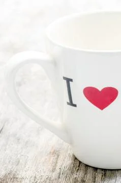 Close-up view of white cup Stock Photos