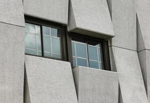 Close up view of windows on modern building Stock Photos