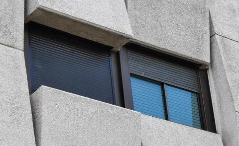 Close up view of windows on modern building Stock Photos