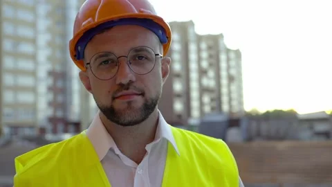 Close up view of a young house builder Stock-Footage 157714303