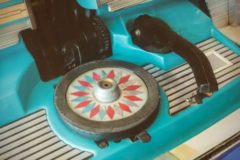 Close up of a vintage jukebox Stock Photos
