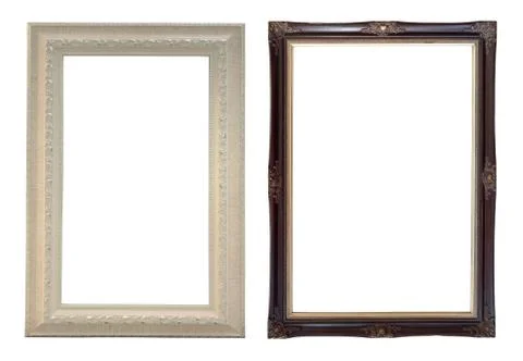 Close up vintage rust picture frame Stock Photos