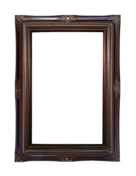 Close up vintage rust picture frame Stock Photos