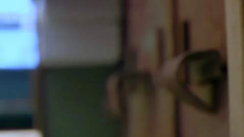 Close up Of Vintage Rusty Box Stock Footage 136879067