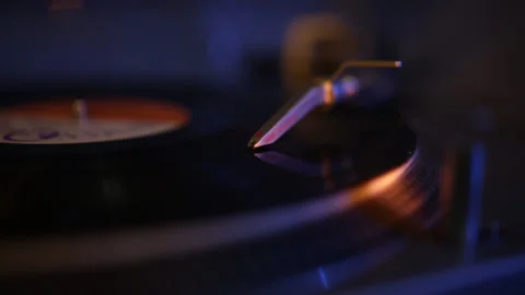 Close up of a vinyl record Stock-Footage 135019218