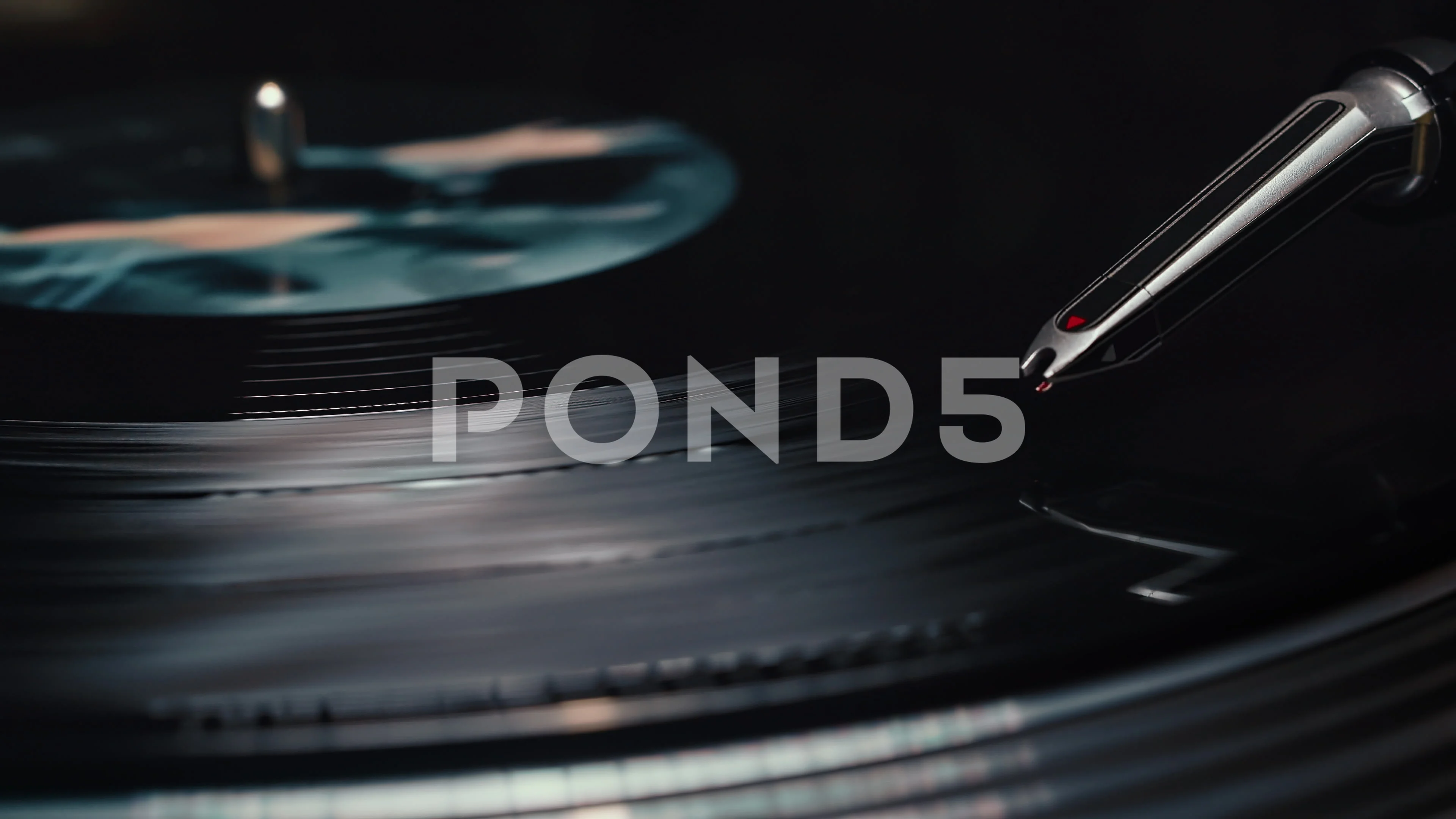 Close Up Of A Vinyl Record As The Turnta Stock Video Pond5