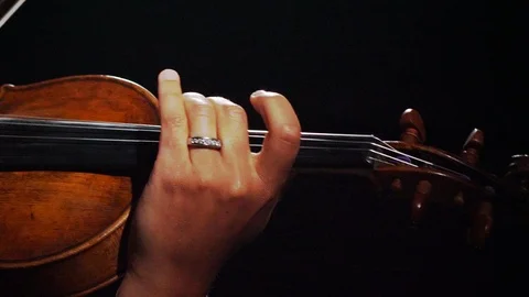 Close Up Violin Neck Video stock 111961312