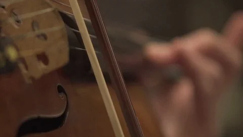 Close Up on Violinist 库存影片 122533146