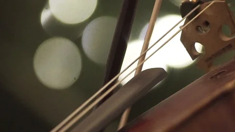 Close Up on Violinist Stock Footage 122533147