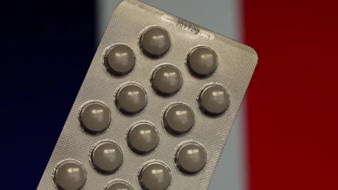 Close-Up Visuals of Medication in Dynamic Display Video stock 345009916