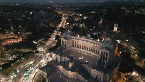 Close up on Vittoriano Stock Footage 312285142