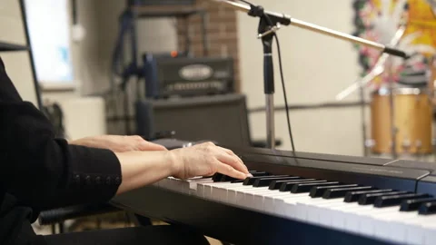 Close up vocal lesson. The teacher's hands Stock Footage 265674820