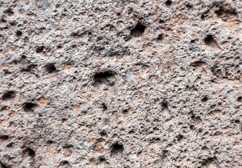 Close up of volcanic tuff texture Stock Photos