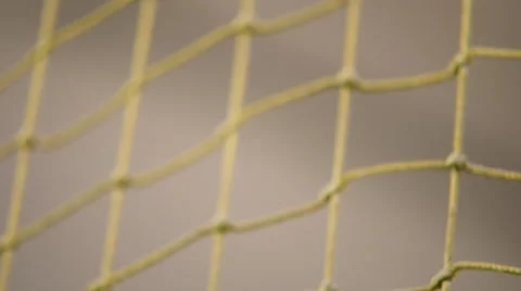 Close Up of Volleyball Net during game at Indoor Court. Background 4K, sound. Stock Footage 60841802