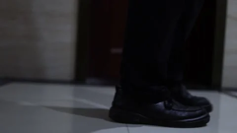 Close up of walking steps Stock Footage 164634518
