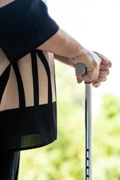 Close up of walking stick Stock Photos