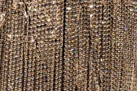 Close up of wall of diamonds. Full frame. Stock Photos