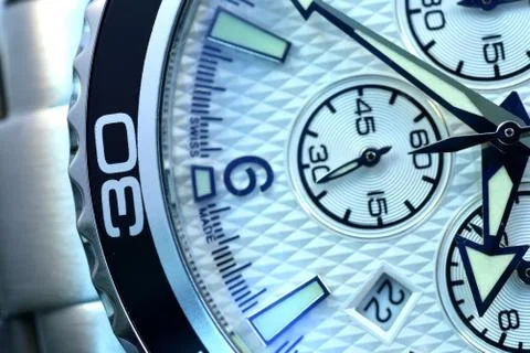 CLOSE UP WATCH Stock Photos