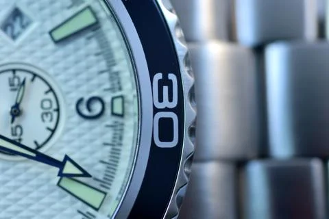 CLOSE UP WATCH Stock Photos