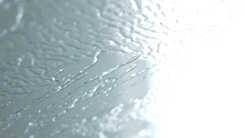 Close Up Water Blown Off Windshield At Car Wash Video stock 87879748