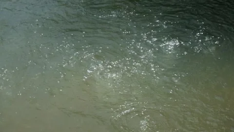 Close up water bubbles from a clear river spring Vídeo Stock 292669420