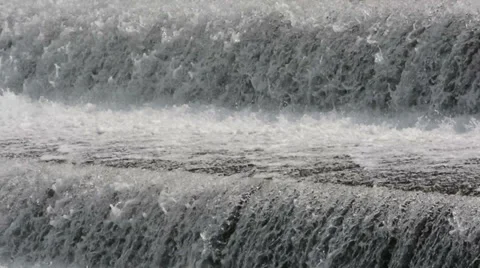 Close up of water cascades Stock Footage 27570573