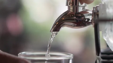Close up water dispenser 스톡 동영상 237205930