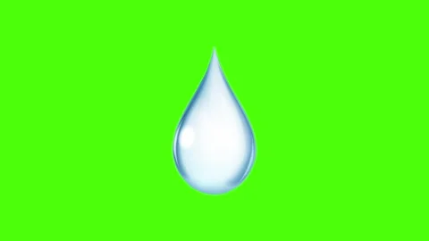 Close-up of a water droplet falling Video stock 341742644