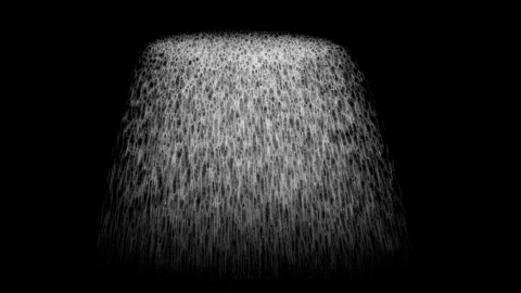 Close-up of a Water Droplet Splash Creating a Crown Shape on a Black Backgrou Video stock 338216036